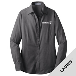 L640 - EMB - P308E001 - Ladies Crosshatch Dress Shirt