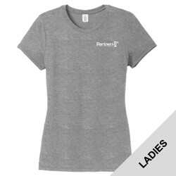 DM130L - EMB - P308E001 - Ladies Tri-Blend T-Shirt